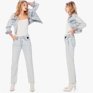 Mother Superior The Tomcat Ankle Fray Saved By The Bell Heart Embroidery 23